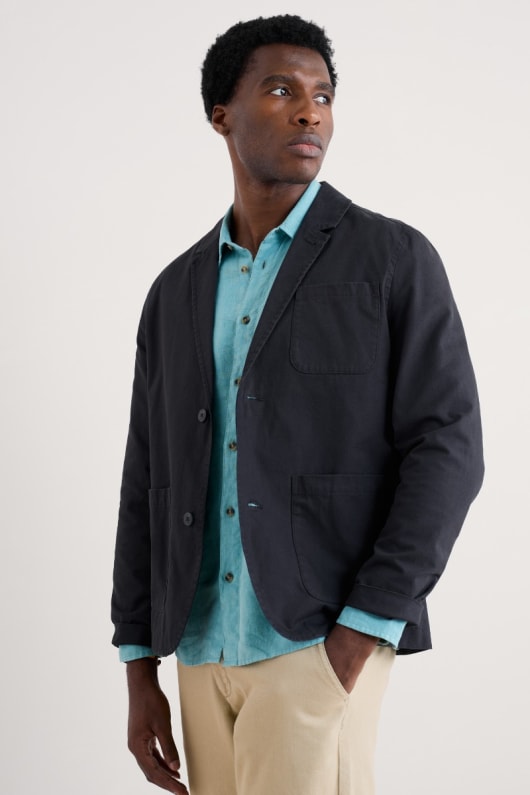 männer towen bio-baumwolle blazer