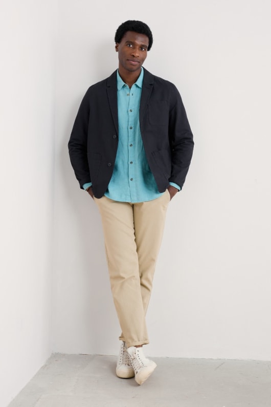 männer towen bio-baumwolle blazer
