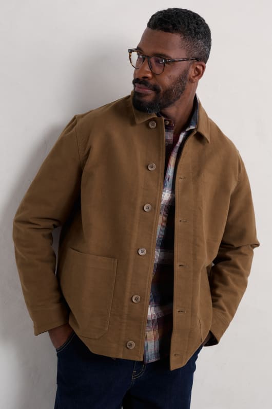 men s ivo brushed cotton worker jacket