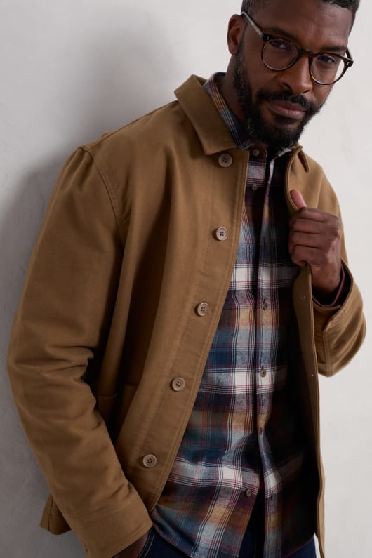 men s ivo brushed cotton worker jacket