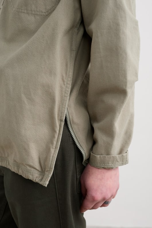 männer s clay stone bio-baumwolle pullover kittel