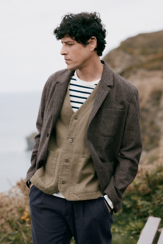 männer pelynt textured blazer