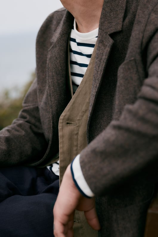 männer pelynt textured blazer