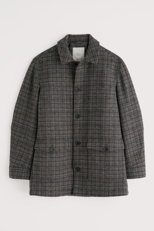 männer dollen check coat