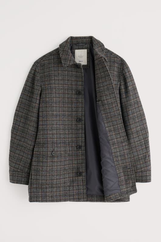 männer dollen check coat