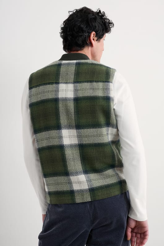 männer caulker zip-up weste