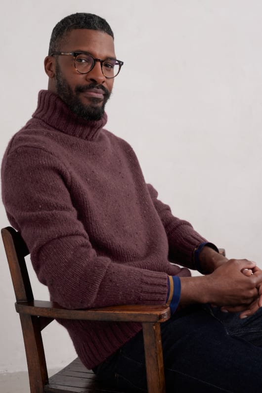 männer aufforstung lambswool jumper