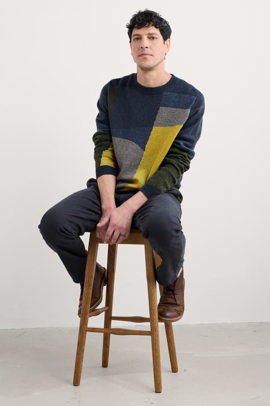 männer carn gloose crew neck jumper