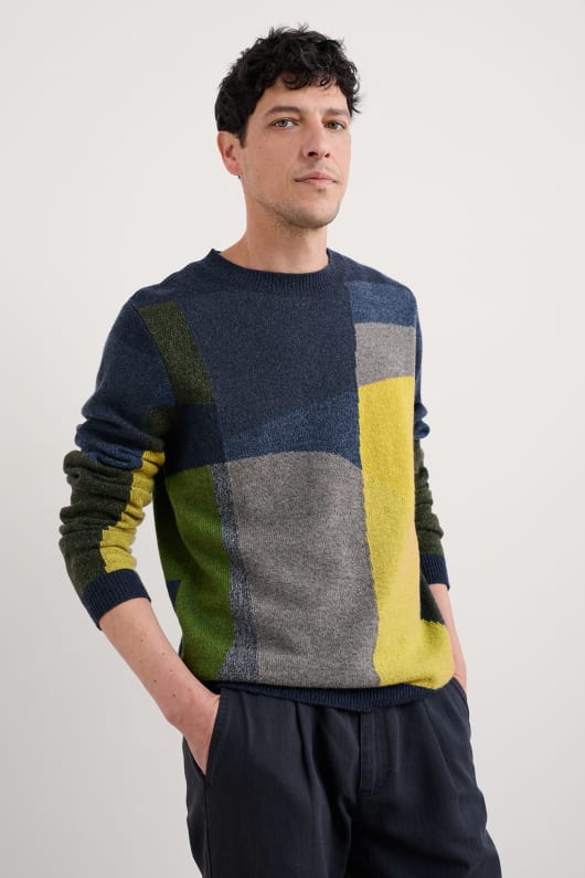 männer carn gloose crew neck jumper