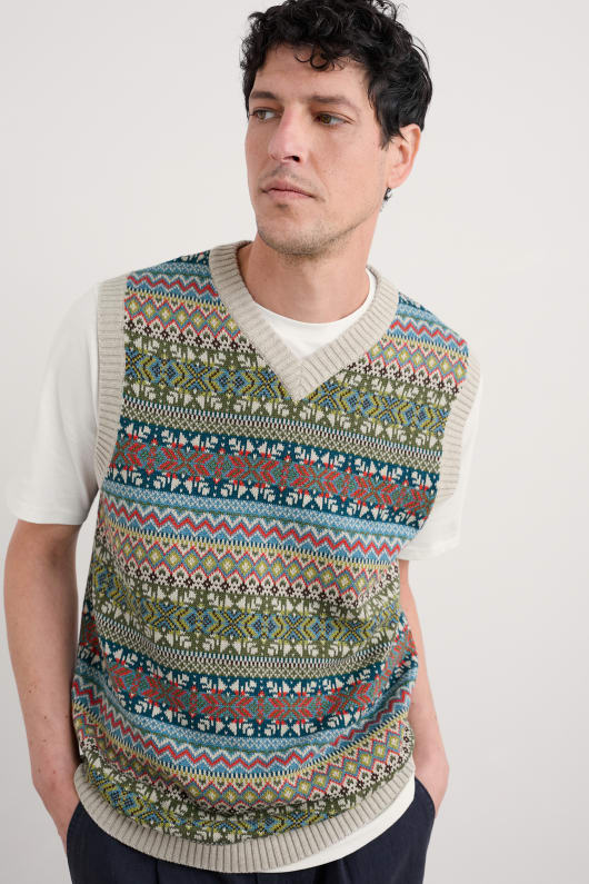männer kitto fair isle vest