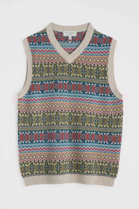 männer kitto fair isle vest
