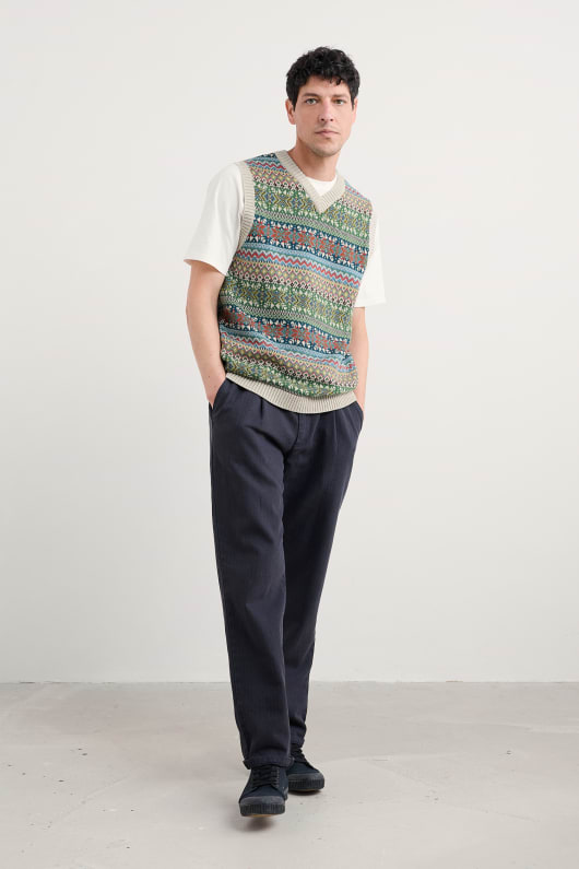 männer kitto fair isle vest
