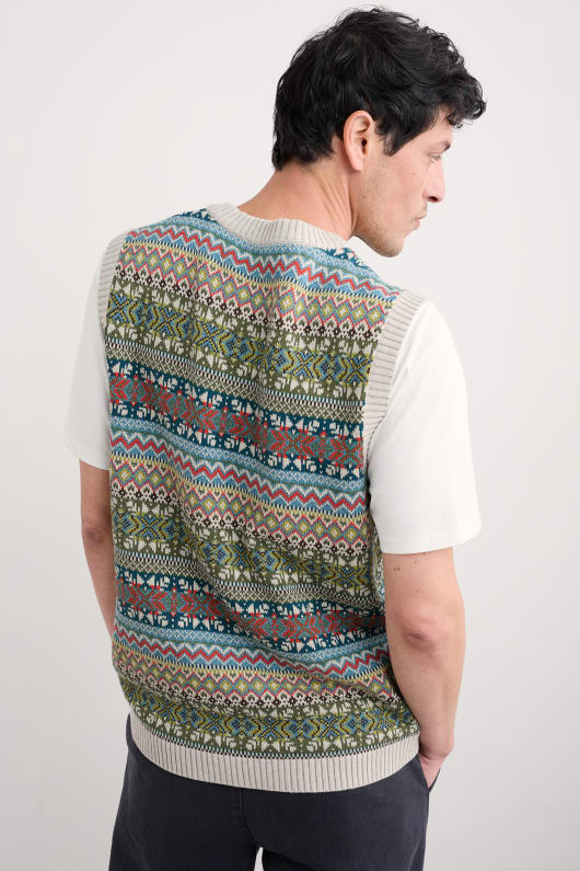 männer kitto fair isle vest