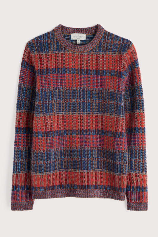männer polkirt check jumper