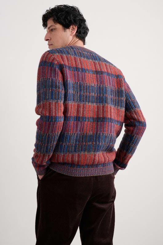 männer polkirt check jumper