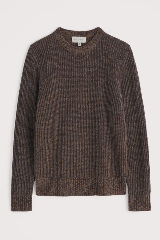 men s wheelwright gerippte lambswool blend jumper