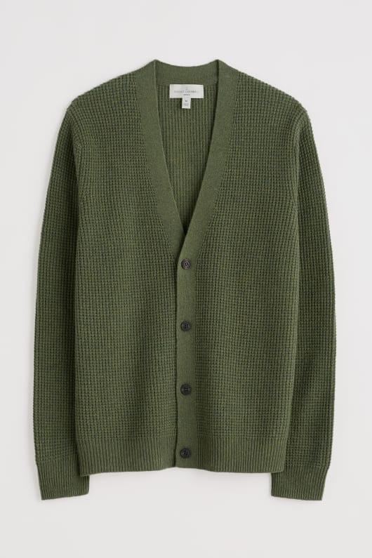 men s scott s quay waffel stricken strickjacke