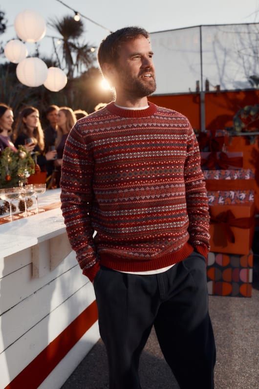 men s fall fair isle jumper