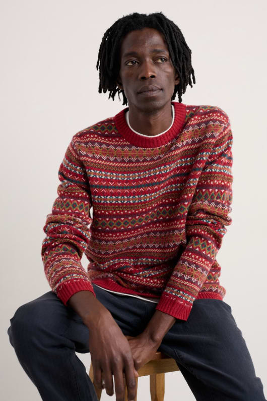 men s fall fair isle jumper