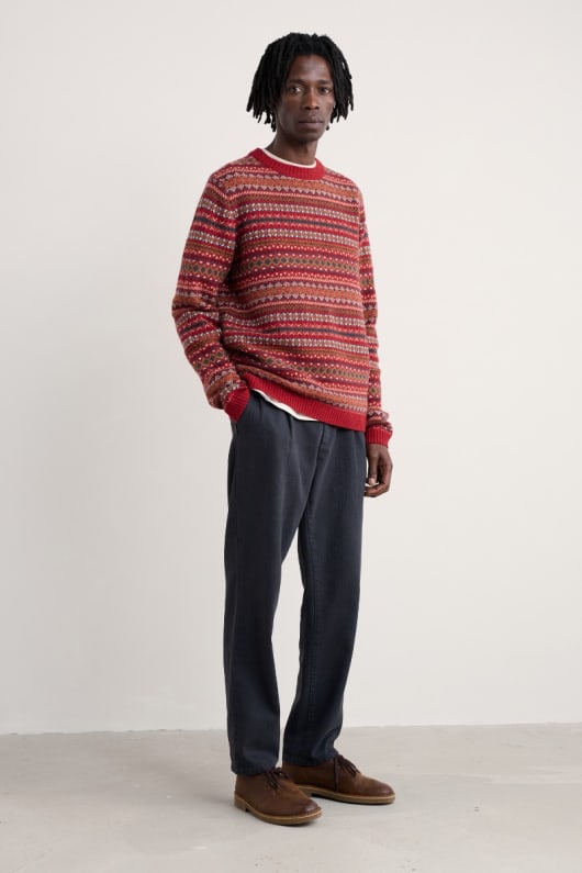 men s fall fair isle jumper