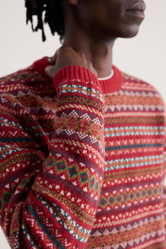 men s fall fair isle jumper
