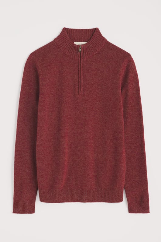 männer reefpoint half zip jumper