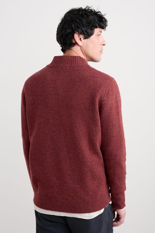 männer reefpoint half zip jumper