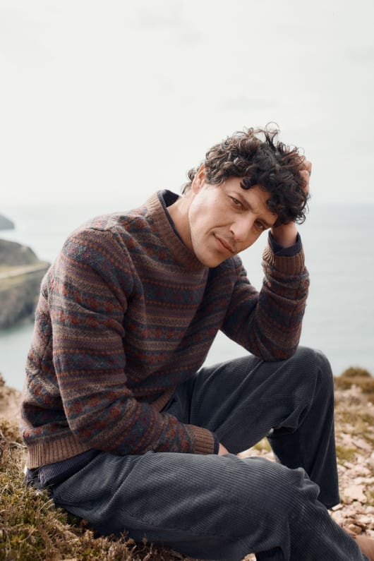 männer carracks fair isle jumper