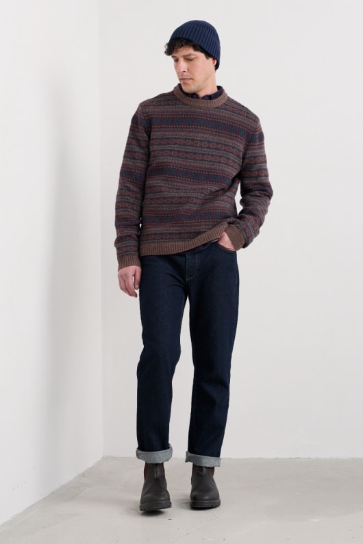 männer carracks fair isle jumper