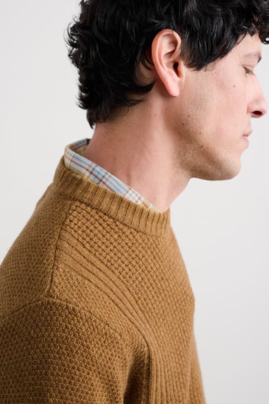 männer porthcew textured jumper