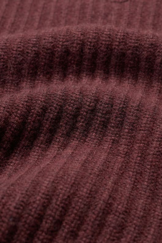 männer lowdy cable knit v-neck vest