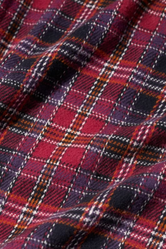 männer deckhand checked flanell-robe