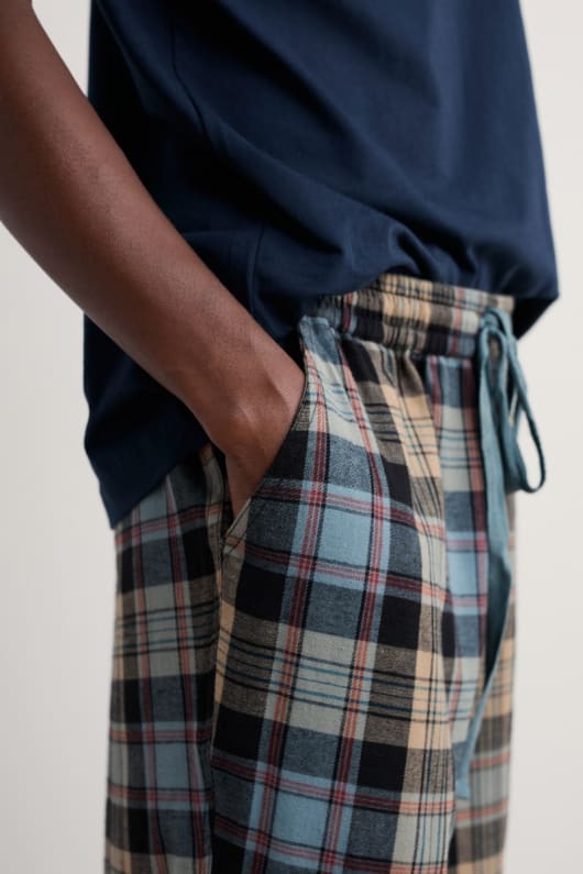 men s connerton-schlafanzug-hose in gots-zertifizierte bio-baumwolle flanell