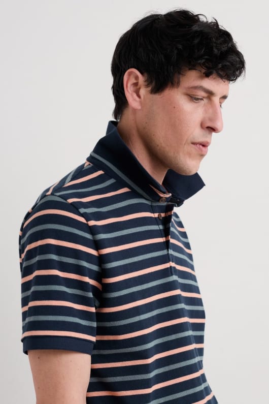 men s balefire gestreiften polo bio-baumwolle