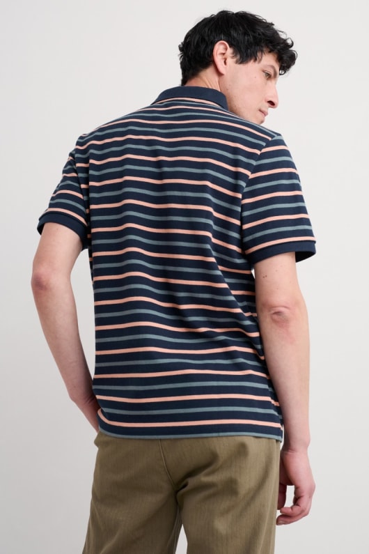 men s balefire gestreiften polo bio-baumwolle