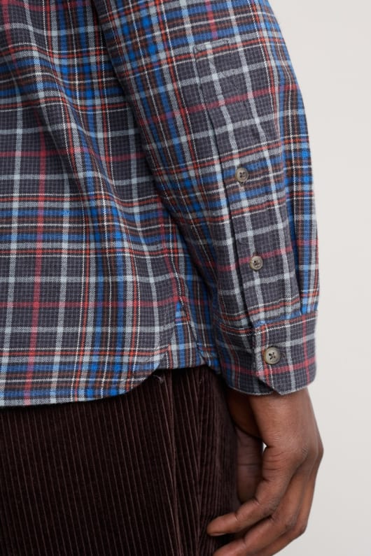männer fathomer checked shirt