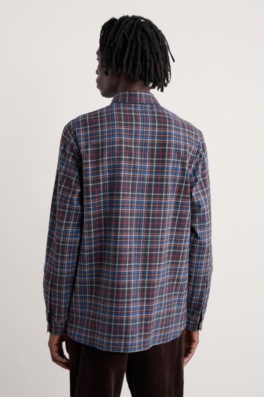 männer fathomer checked shirt