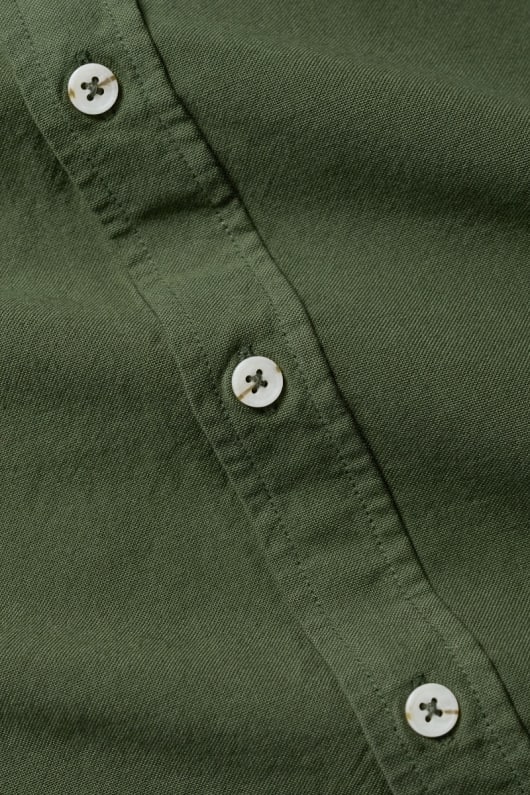 männer jenken garment dyed oxford shirt