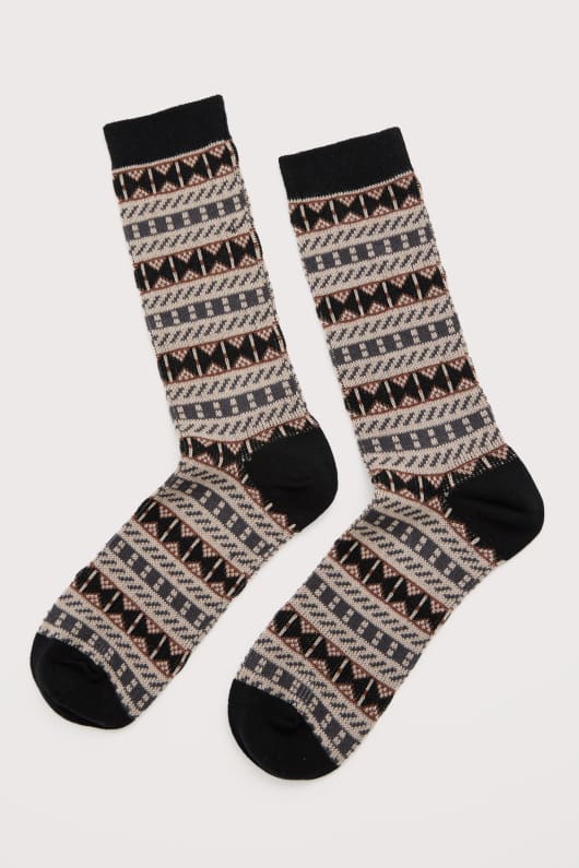 men s bloomin gut-fair-isle-socken