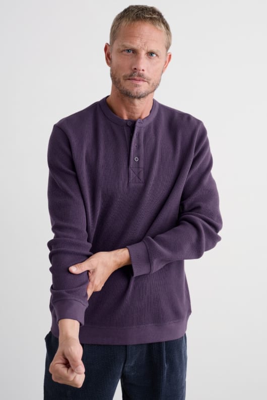 männer brigantine henley top in bio-baumwolle