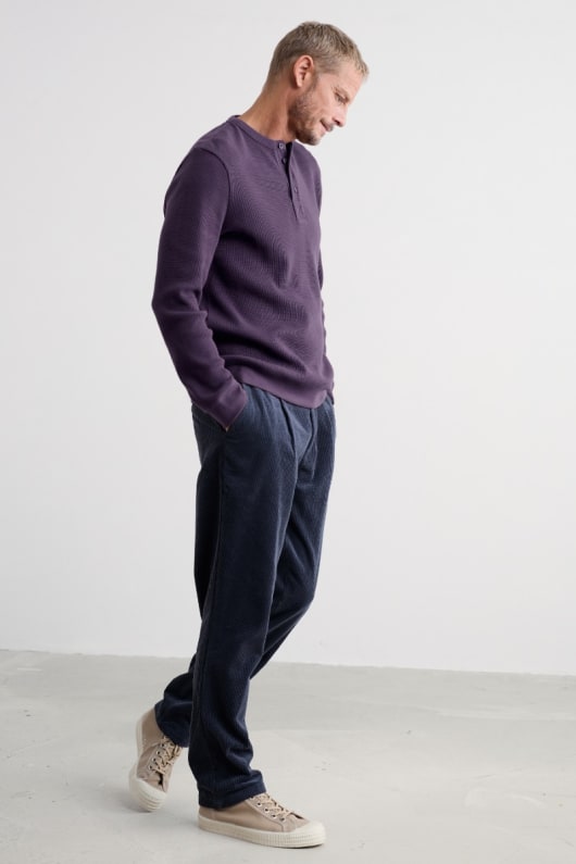 männer brigantine henley top in bio-baumwolle