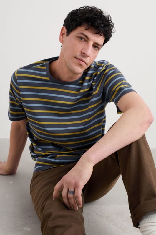 men s seven seas sailor tee in gots-zertifizierte bio-baumwolle