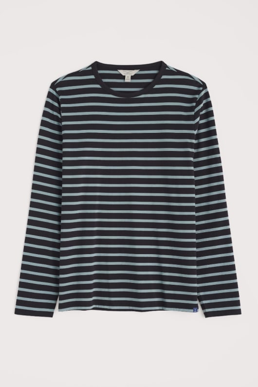 men s crew neck sailor shirt aus gots-zertifizierter bio-baumwolle