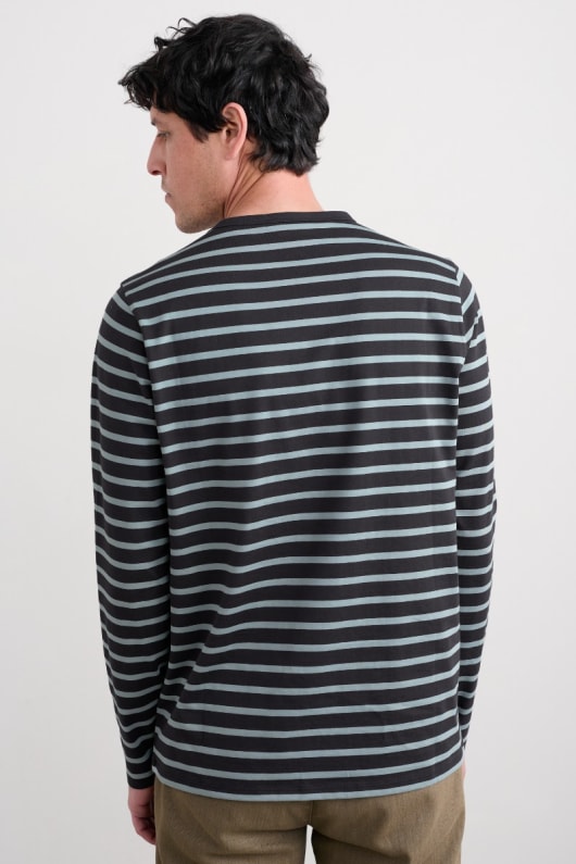 men s crew neck sailor shirt aus gots-zertifizierter bio-baumwolle