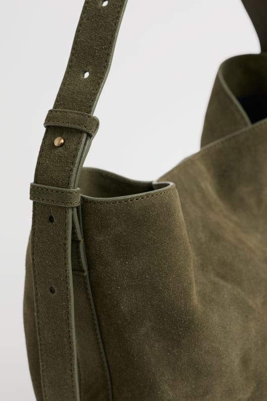 annet wildleder schulter tasche