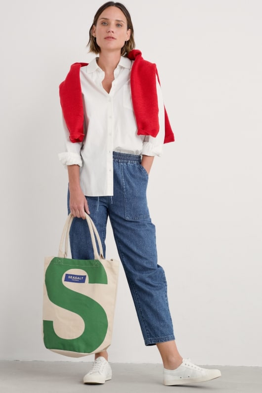 canvas grün meersalz-logo tote bag