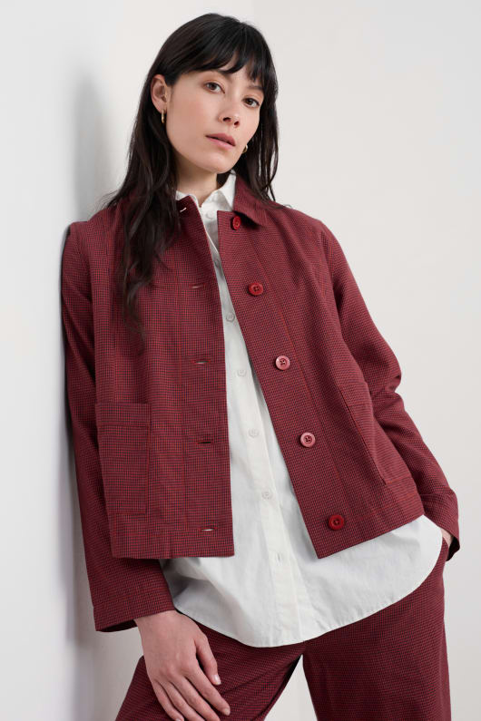 carnon downs jacke in gots-zertifizierte bio-baumwolle