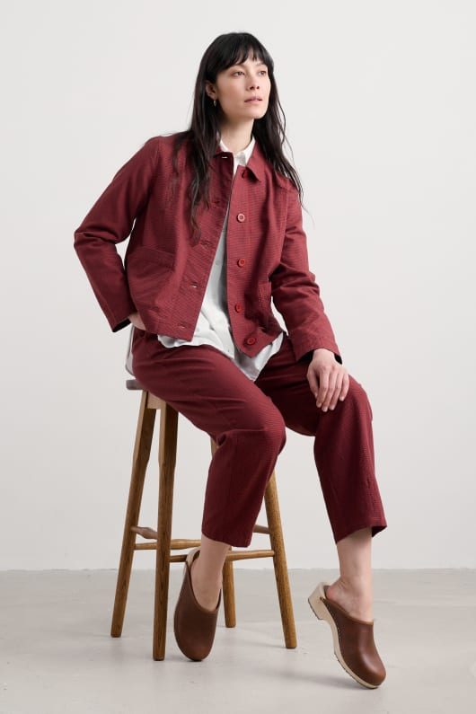 carnon downs jacke in gots-zertifizierte bio-baumwolle