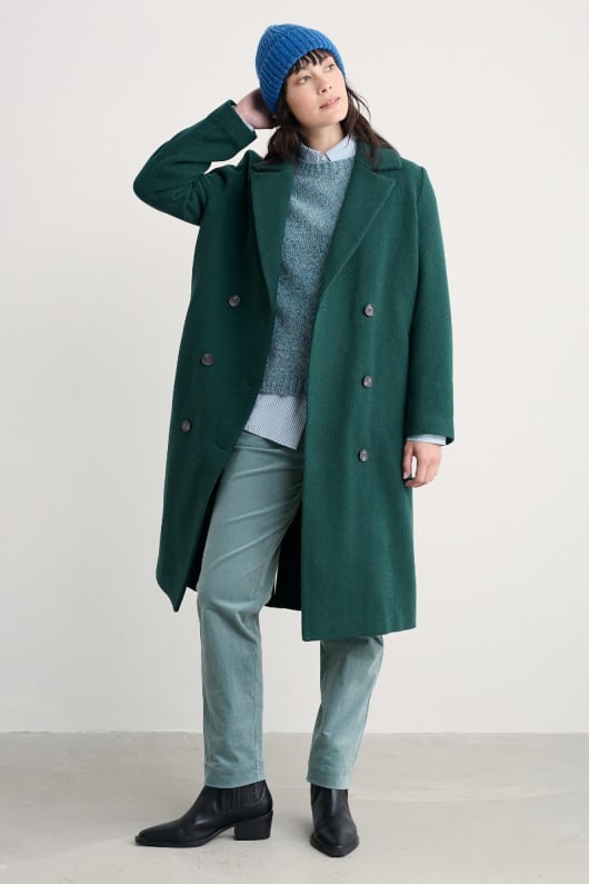 budock wool-blend coat