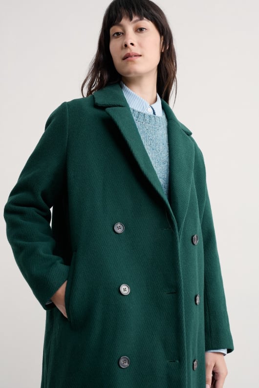 budock wool-blend coat
